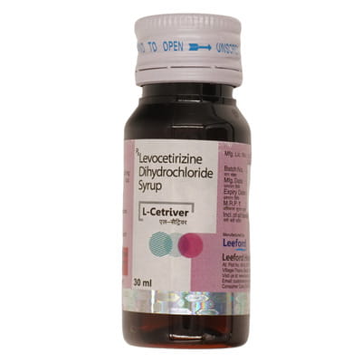 L Cetriver Bottle Of 30ml Syrup