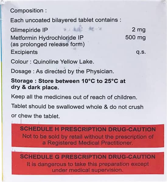 Apriglim M 2mg Strip Of 15 Tablets