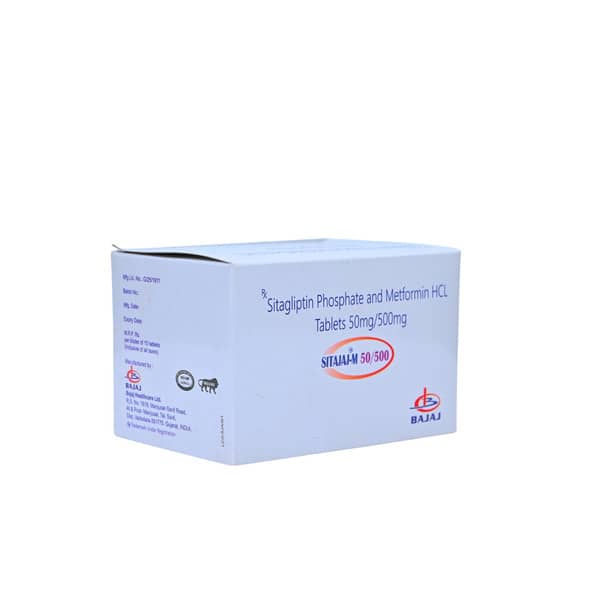 Sitajaj M 50/500mg Strip Of 10 Tablets