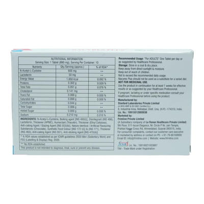 Nacyres Plus Strip Of 10 Tablets