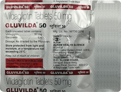 Gluvilda 50mg Strip Of 15 Tablets
