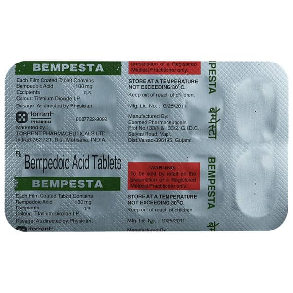 Bempesta 180mg Strip Of 10 Tablets