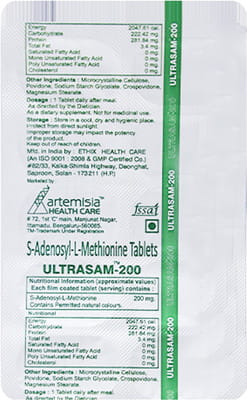 Ultrasam 200mg Strip Of 10 Tablets