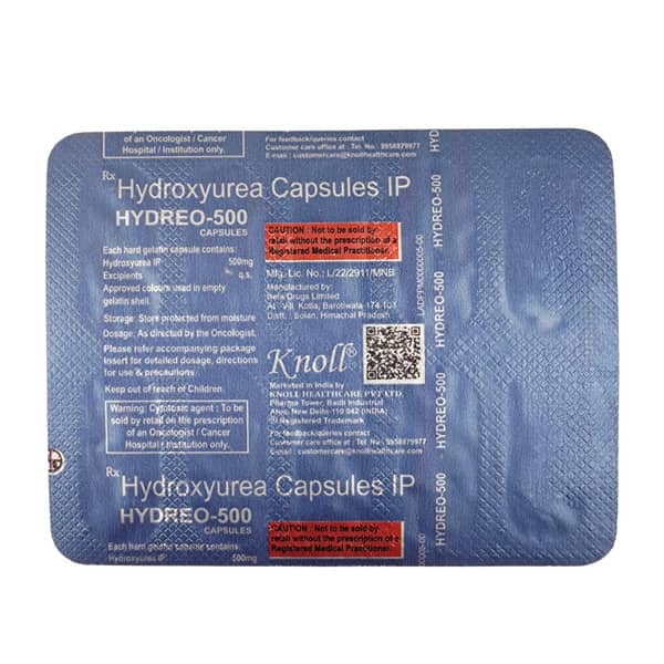 Hydreo 500mg Strip Of 10 Capsules