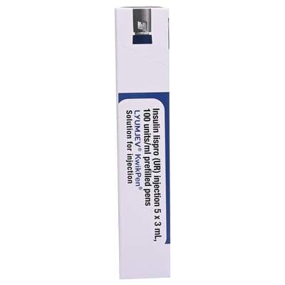 Lyumjev Kwikpen 100iu Pre Filled Pen Of 3ml Solution For Injection