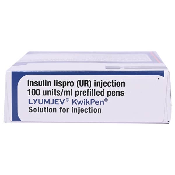Lyumjev Kwikpen 100iu Pre Filled Pen Of 3ml Solution For Injection