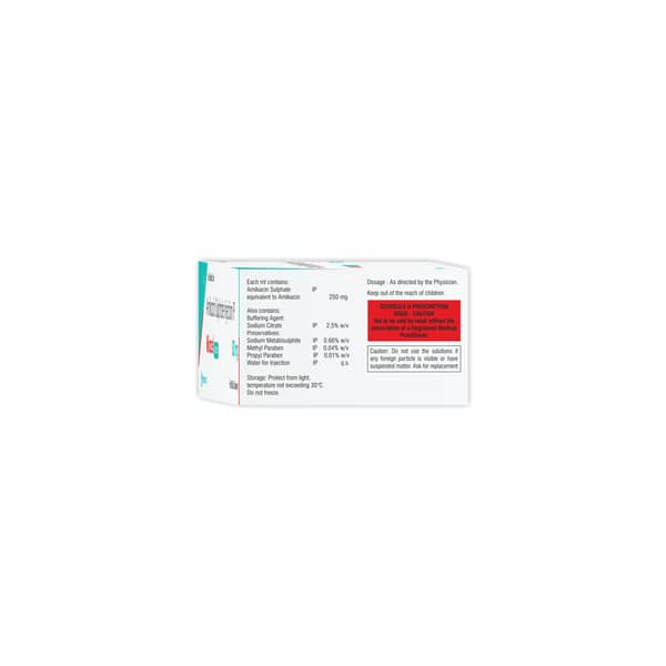 Mikacel 500Mg Vial Of 2Ml Injection