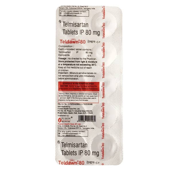 Teldawn 80mg Strip Of 10 Tablets