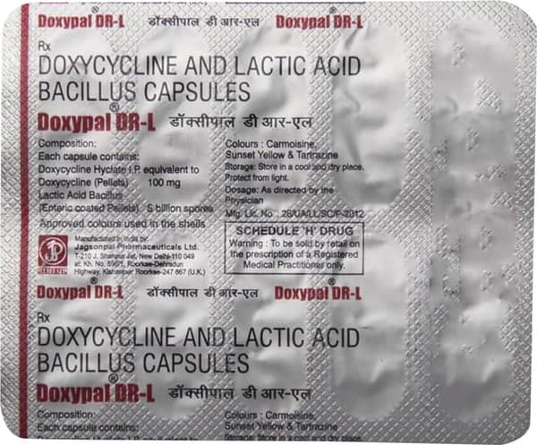 Doxypal Dr 100mg Strip Of 8 Capsules