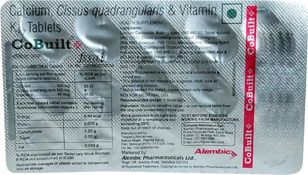 Cobuilt Plus Strip Of 14 Tablets