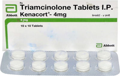 Kenacort 4mg Strip Of 15 Tablets