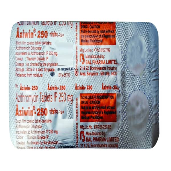 Aziwin 250mg Strip Of 10 Tablets