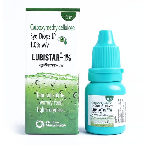 Lubistar 1% Bottle Of 10ml Eye Drops