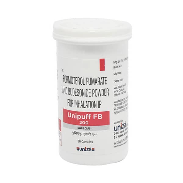 Unipuff Fb 200mcg Box Of 30 Swas Capsules