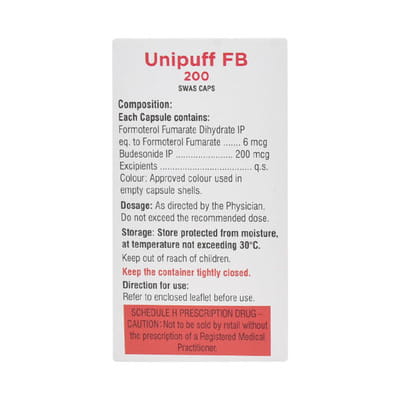 Unipuff Fb 200mcg Box Of 30 Swas Capsules