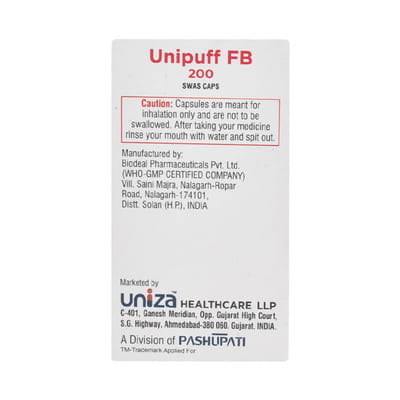 Unipuff Fb 200mcg Box Of 30 Swas Capsules