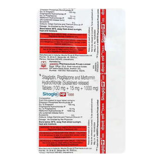 Sitaglo Mp 1000Mg Strip Of 10 Tablets