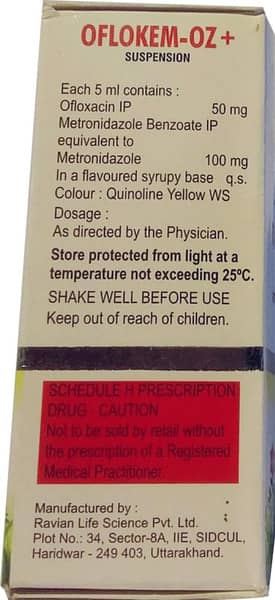 Oflokem Oz Plus Bottle Of 30ml Suspension