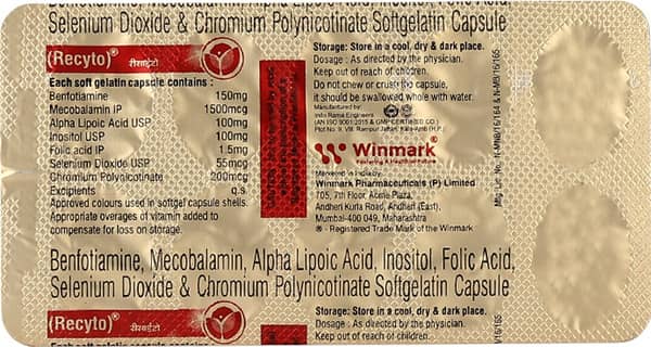 Recyto Strip Of 10 Capsules