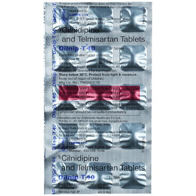 Dilnip T 40mg Strip Of 15 Tablets