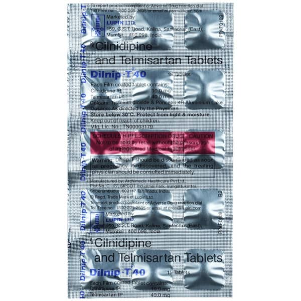 Dilnip T 40mg Strip Of 15 Tablets