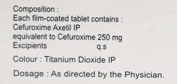 Axifur 250 Mg Tablet 10