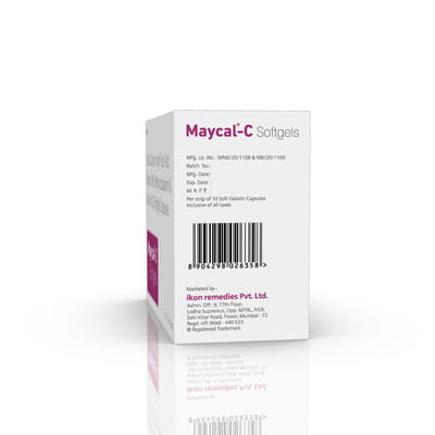 Maycal C Strip Of 10 Softgel Capsules