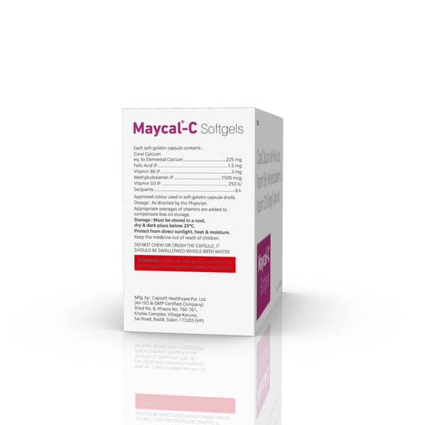 Maycal C Strip Of 10 Softgel Capsules