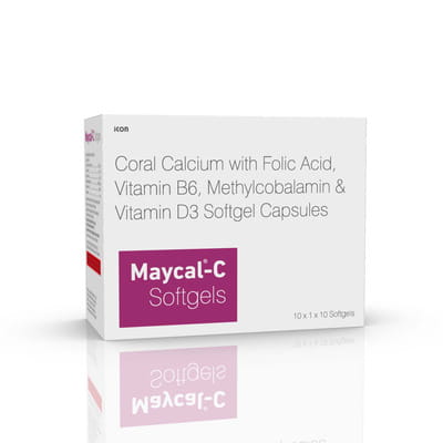 Maycal C Strip Of 10 Softgel Capsules