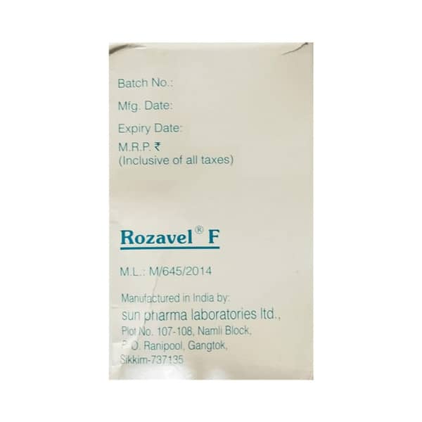 Rozavel F 10mg Strip Of 15 Tablets
