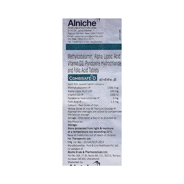 Combisafe D Strip Of 10 Tablets