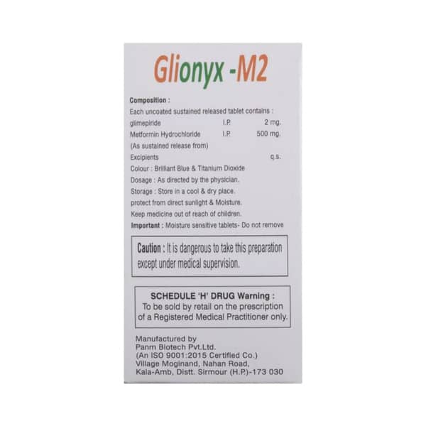 Glionyx M2 Strip Of 10 Tablets