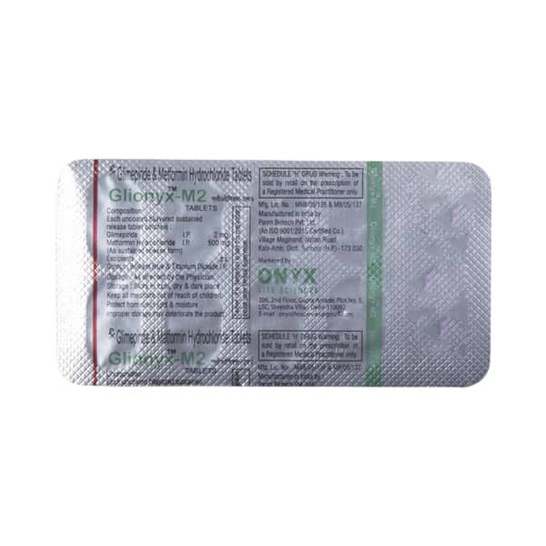 Glionyx M2 Strip Of 10 Tablets
