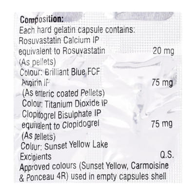 Rosuless Gold 20mg Strip Of 15 Capsules