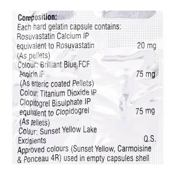 Rosuless Gold 20Mg Strip Of 15 Capsules