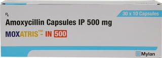 Moxatris In 500mg Strip Of 10 Capsules