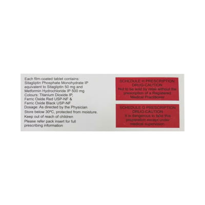 Suitglip M 50/500mg Strip Of 10 Tablets