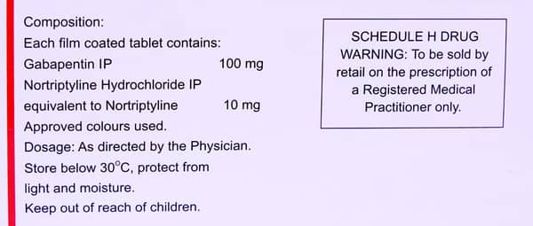 Gabaneuron Nt 100/10mg Strip Of 15 Tablets