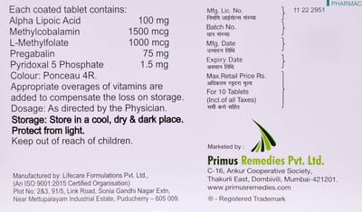 Axonrich Strip Of 10 Tablets