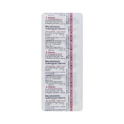 Mecobal 1500 Mcg Strip Of 10 Tablets