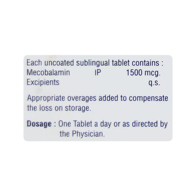 Mecobal 1500 Mcg Strip Of 10 Tablets