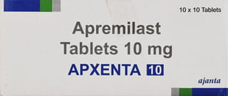 Apxenta 10Mg Strip Of 10 Tablets