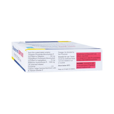 Sitanorm Dm 1000mg Strip Of 15 Tablets