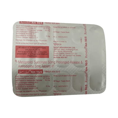 Revelol T Am 50mg Strip Of 10 Tablets