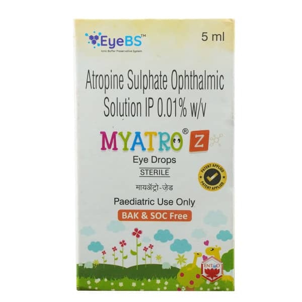 Myatro Z Bak And Soc Free Bottle Of 5Ml Eye Drops