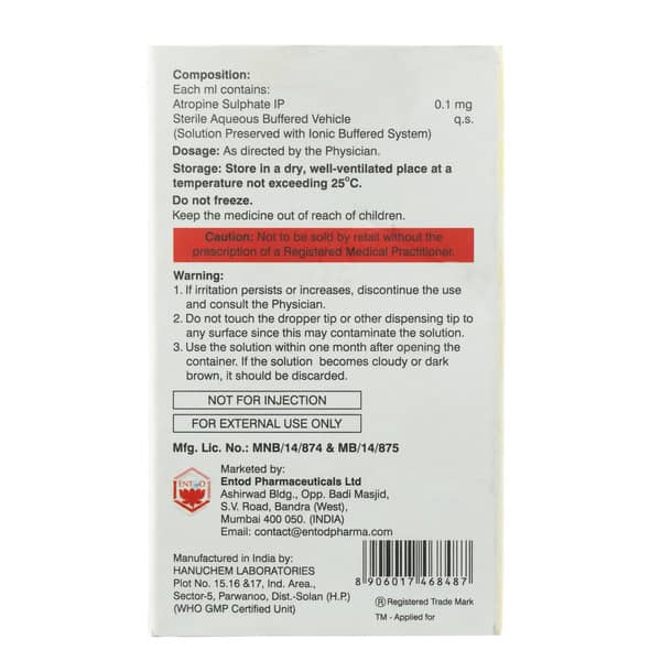 Myatro Z Bak And Soc Free Bottle Of 5Ml Eye Drops
