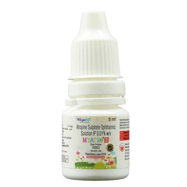 Myatro Z Bak And Soc Free Bottle Of 5Ml Eye Drops