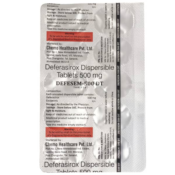 Defesem 500mg Dt Strip Of 10 Tablets