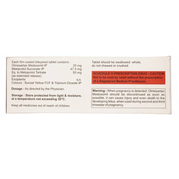 Olcure Beta 50mg Strip Of 15 Tablets