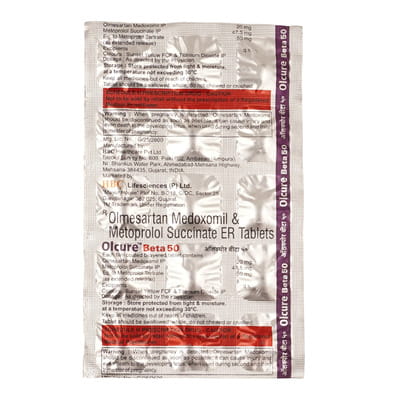 Olcure Beta 50mg Strip Of 15 Tablets